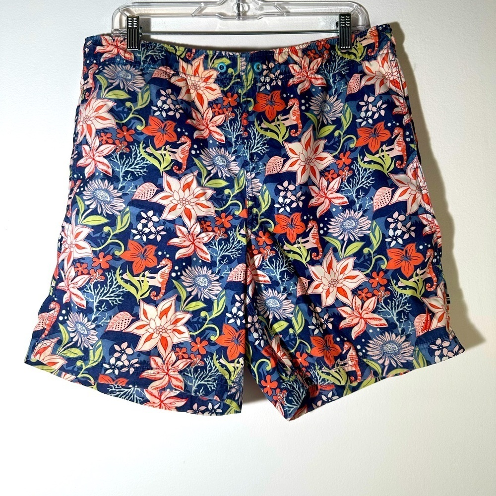 Nautica Tropical Floral Men's Swim Board Shorts